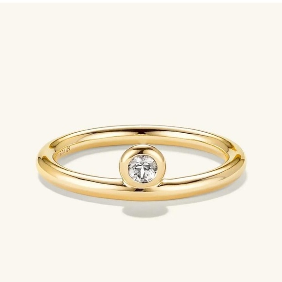 Mejuri Gemstone Drop Stacker Ring - Picture 4 of 5